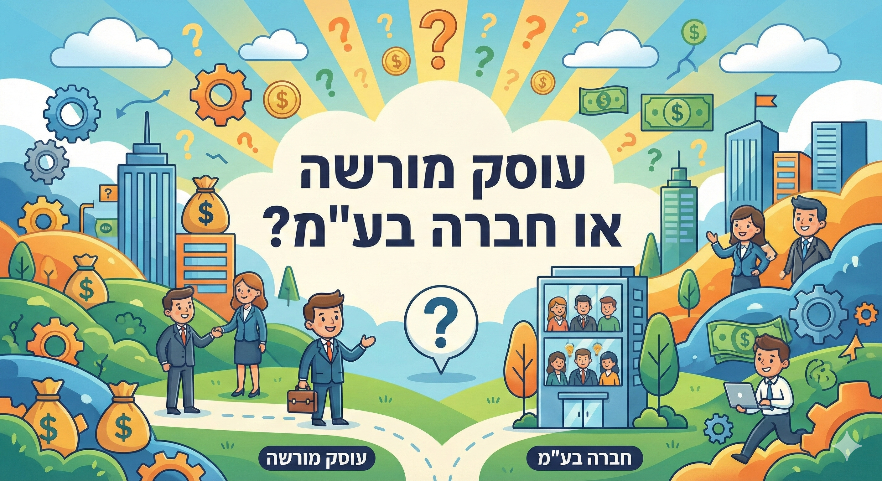 עוסק מורשה או חברה בע"מ? המדריך המלא ל-2026